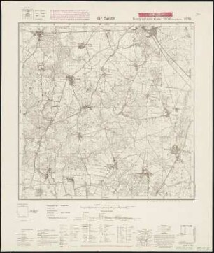 Meßtischblatt 2332 : Gr. Salitz, 1954 : Gr. Salitz. - Hrsg. 1881, bericht. 1952, Ausg. 1954. - 1:25000. - [S.l.]: MdI, 1954. - 1 Kt.