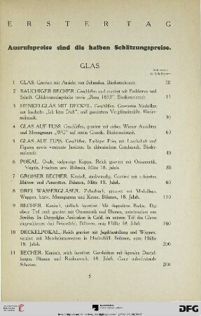 Erster Tag (Nr. 1-184)