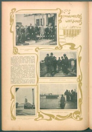 Los ingenieros chilenos en el puerto de la capital