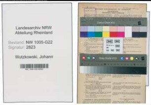 Entnazifizierung Johann Wutzkowski , geb. 20.12.1903 (Kaufmann)