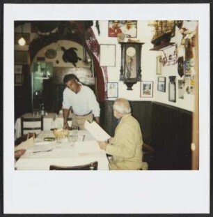 Wolfram Siebeck in der Trattoria l'Antico Moro in Livorno