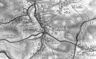 Steinigtwolmsdorf (obersorbisch Wołbramecy). Oberreit, Sect. Stolpen, 1821/22