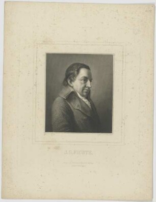 Bildnis des J. G. Fichte