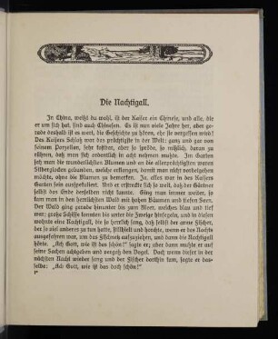 Die Nachtigall.