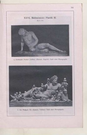 XXVI. Hellenismus: Plastik II.