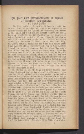 Ein Wort über Strafexpeditionen in unseren afrikanischen Schutzgebieten