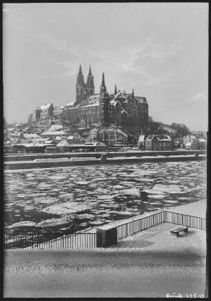Meißen. Albrechtsburg und Dom im Winter