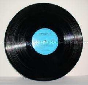 Schallplatte mit Aufnahmen von Ludwig van Beethoven, Platte