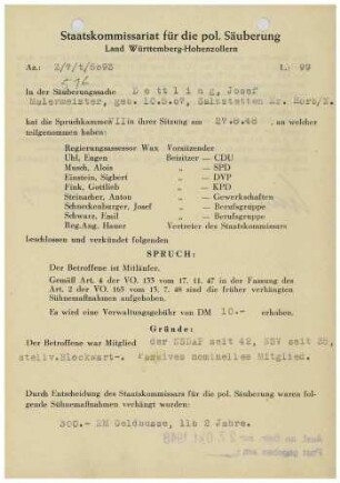 Dettling, Josef
