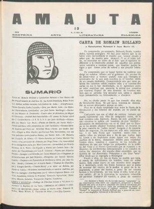Carta de Romain Rolland á Constantine Balmont é Ivan Bunin