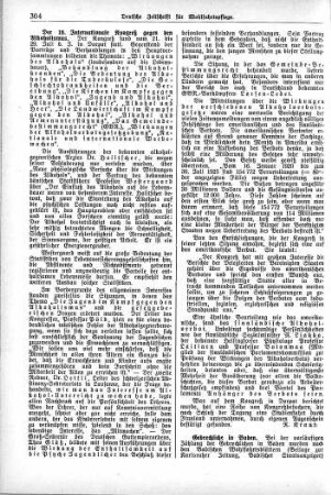 18. Internationale Kongreß gegen den Alkoholismus, Dorpat, 1926 [Gesundheitsfürsorge]