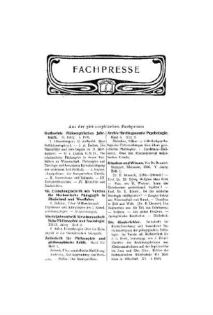 Fachpresse