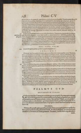 Psalmus CVI.