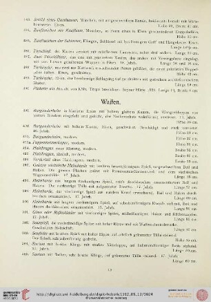 Waffen (Nr. 491-524)