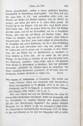 629-631 [Rezension] The Canons of Athanasius of Alexandria