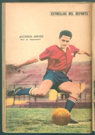 Antonio Arrigo (Back de Independiente) - [Fotografía] : Estrellas del deporte