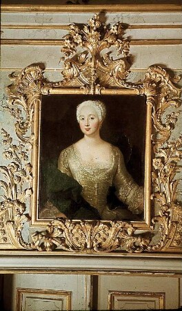 Porträt der Luise Eleonore von Wreech, geborene von Schöning (1708-1784)