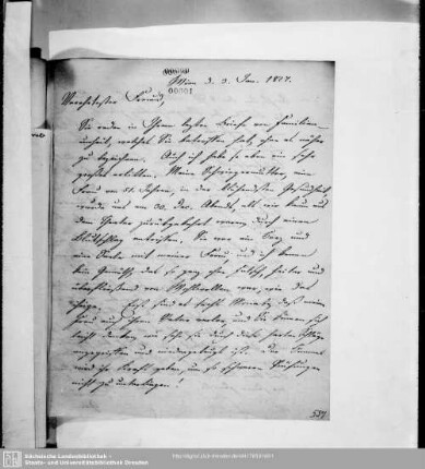 4,65: Griesinger 1827-1835 an Böttiger, Carl August - Mscr.Dresd.h.37,4o,Bd.65