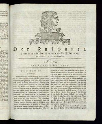 No. 42 - 7. April 1821