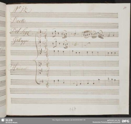 No. 12 Baldassare Galuppi - Oronte <S’io penai s’io per te piansi>