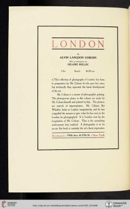 Brentano’s [London-Book by Alvin Langdon Coburn]