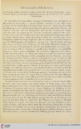 11: Die lateinischen Schulautoren