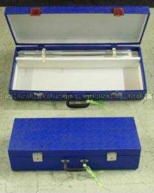Transportkoffer zum Freundschaftsbanner der Demokratischen Volksrepublik Korea (Nordkorea)