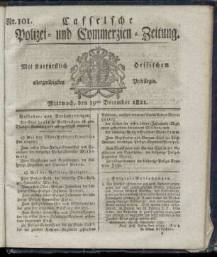 Nr. 101, Mittwoch den 19ten December. 1821