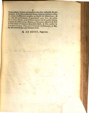Arrest de la cour du Parlement de Toulouse : du 17 Déc. 1763