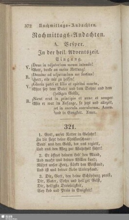 Nachmittags-Andachten
