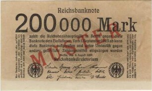 200000 Mark - Muster