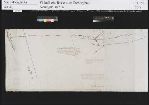 Treue Freundschaft Stolln und Karl Haidinger Stolln am Schwarzwasser bei Sachsenfeld und Wildenau (Schwarzenberg), Durchschlag auf dem Unterstützung Spat