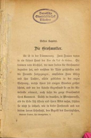 Die Evangelistin : Pariser Roman von Alphonse Daudet, 1