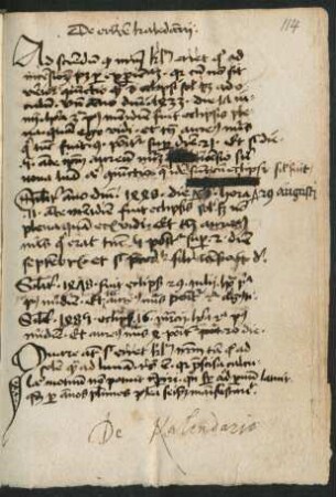 Faszikel I.XVII De Kalendario
