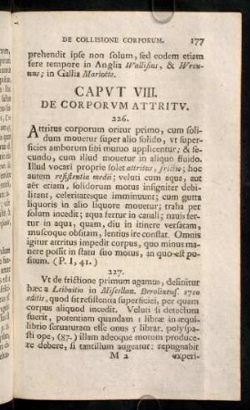 177-190, VIII. De corporum attritu