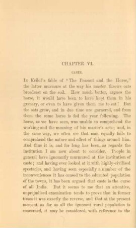 Chapter VI. Caste