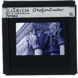 Zürich, Grossmünster : Portal