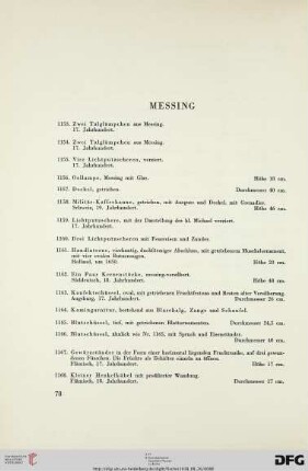 Messing (Nr. 1153-1177)