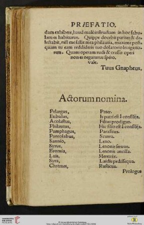 Actorum nomina
