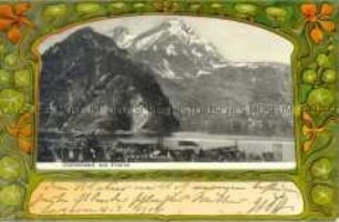 Ansicht von Stansstaad mit Pilatus