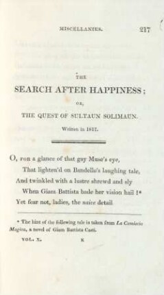 The search after happiness; ...