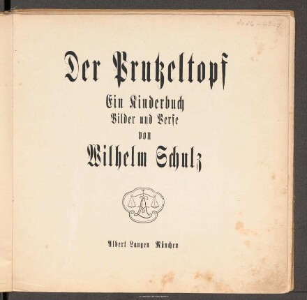 Der Prutzeltopf : ein Kinderbuch