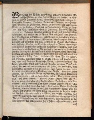[Kayserliches Privilegium 1789. den 13ten Januar] : ]