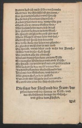 Hie sitzet der Fürst und die Fraw ...