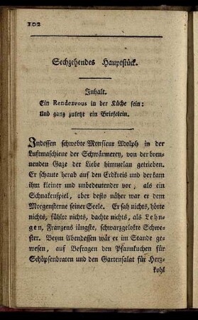 Sechszehendes Hauptstück. - Zwanzigstes Hauptstück.