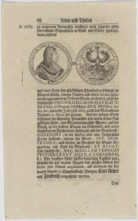 Bildnis des Fridericus Wilhelmus