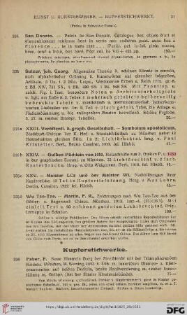Kupferstichwerke (Nr. 336-341)