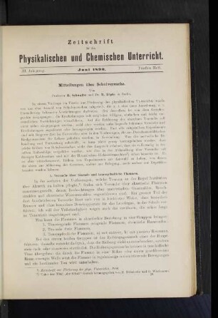 III. Jahrgang. Juni 1890. Fünftes Heft.