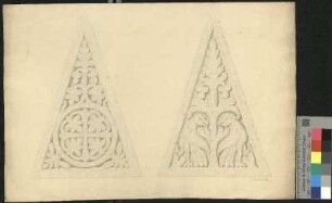 Ornamentdetails (Pflanzen und Tiere)