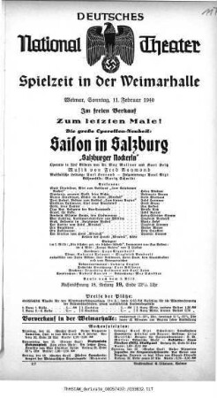 Saison in Salzburg